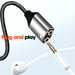 Adaptateur Audio Jack 3.5mm vers Double Jack 3.5mm Femelle Casque + Micro LinQ
