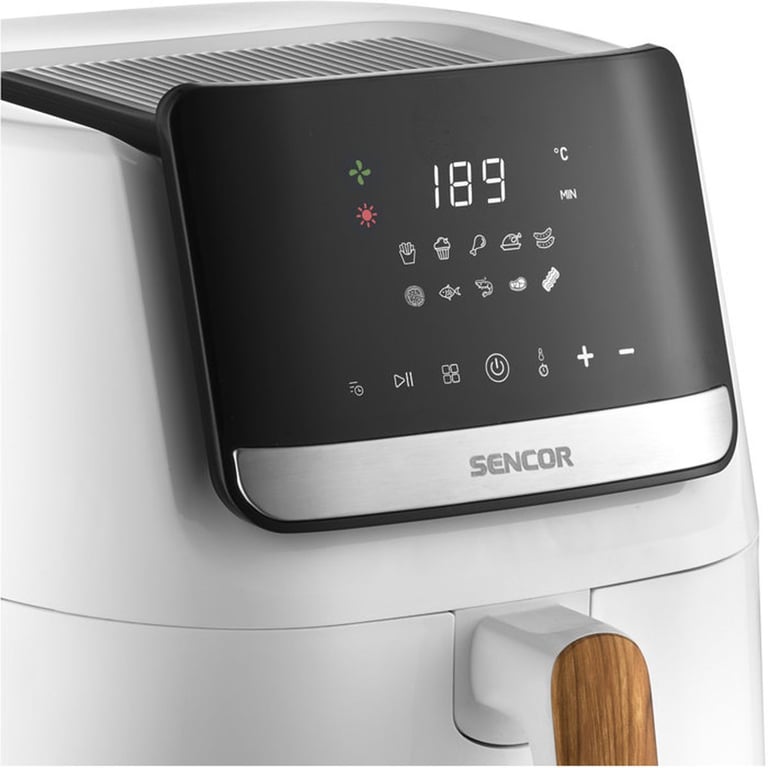 Friteuse à air chaud Sencor SFR 6551WH EUE3 Vita Prête en 3 min Ne chauffe pas au toucher Design bois 65 - vue 4