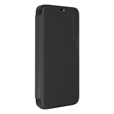 Funda Samsung Galaxy S22 Ventana de visualización de la hora Soporte vídeo Negro