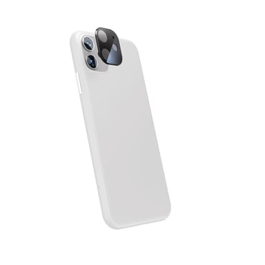 Cristal protector de cámara para Apple iPhone 11, negro