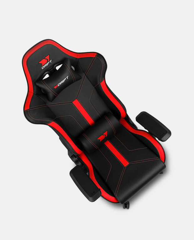 DRIFT DR350 Fauteuil de gaming Siège rembourré Noir, Rouge - Neuf