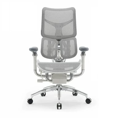 Sedia ergonomica SIHOO Doro S300 - Braccioli 6D - Supporto lombare dinamico - Sospensione assorbente degli urti - Bianco