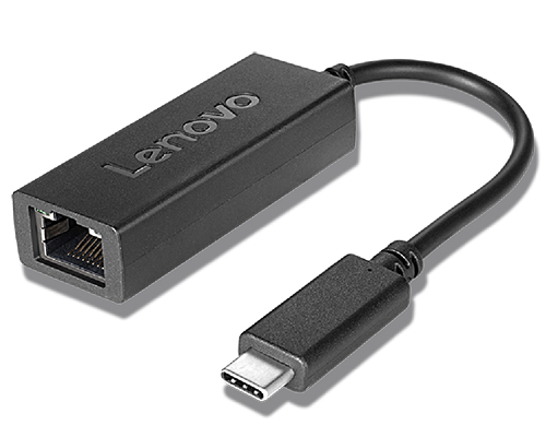 LENOVO Câble réseau RJ 45USB Pour Ordinateur Portable Première extrémité : 1 x RJ 45 Femelle Réseau Seconde extrémité : 1 x T - vue 2
