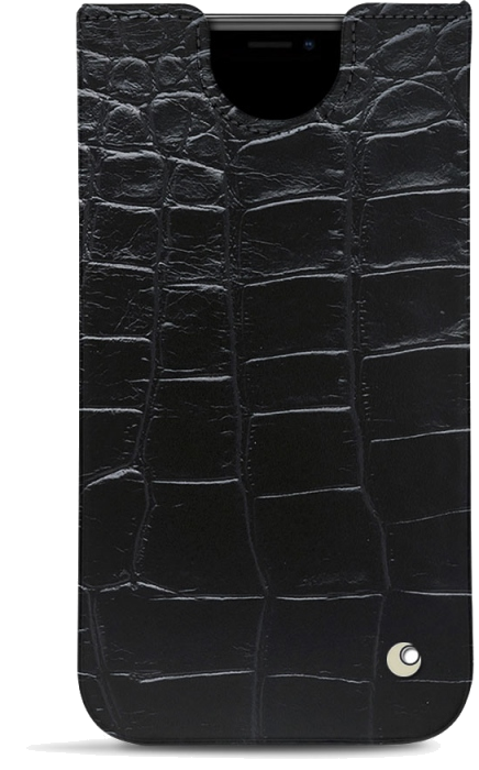 Pochette cuir Apple iPhone 11 Pro - PochetteNoir