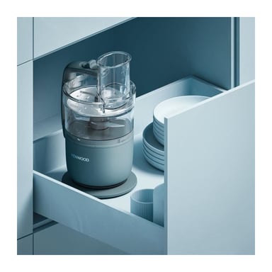 Mini robot multifonction Kenwood FDP22.000GY 650W 1,3 L 1 vitesse + Pulse Gris bleu