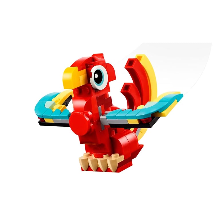 LEGO Creator Le Dragon Rouge 31145 - vue 3