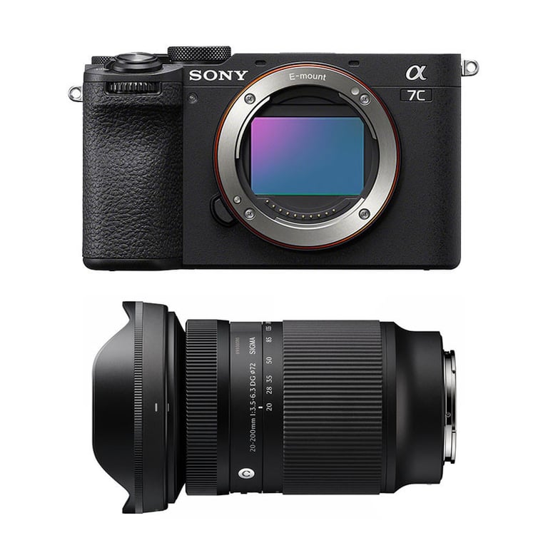 SONY Alpha 7C II + Objectif SIGMA 20 200mm f3.5 6.3 Contemporary Garanti - vue 9