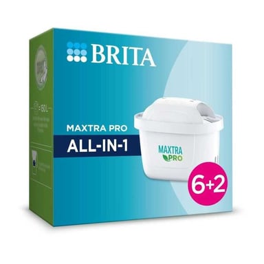 Pack de cartouches filtrantes BRITA MAXTRA PRO All-in-1 8 pièces Blanc - Neuf