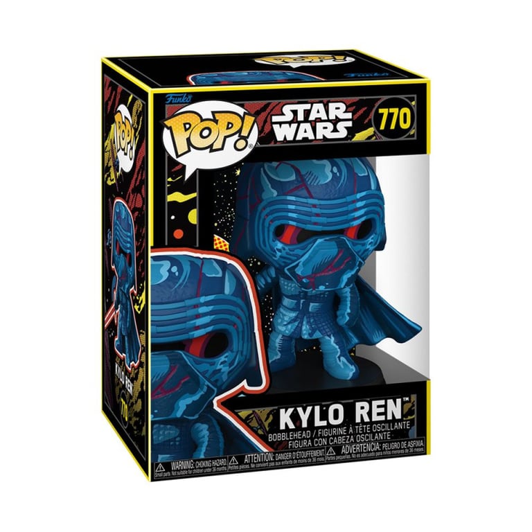 Figurine Funko Pop Star Wars Ep 7 Kylo Ren Retro - vue 2
