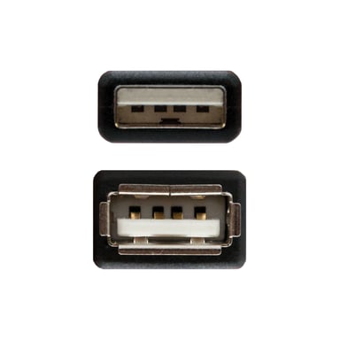 Nanocable 10.01.0204-BK câble USB USB 2.0 3 m USB A Noir