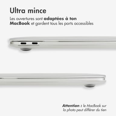 imoshion Coque Laptop pour Apple MacBook Pro 13 pouces (2020 / 2022) - Transparent