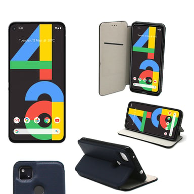 Google Pixel 4A 4G Etui / Housse pochette protection bleu