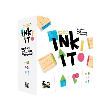 Ink IT - Jeu de société coopératif - de 2 à 8 Joueurs - créativité et Imagination - dès 7 Ans - Jeu d'ambiance - Bankiiiz - Blackrock Games, Rouge, Bleu, Vert, Jaune