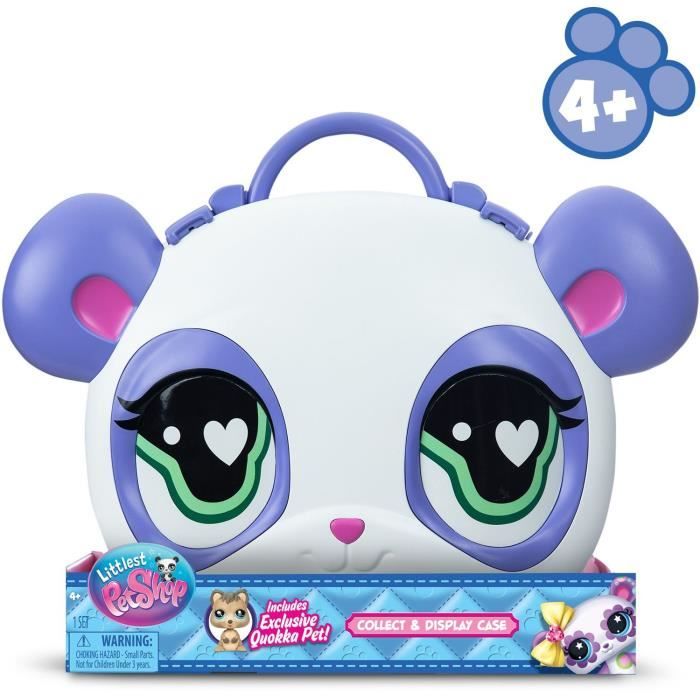 Boîte a Petshop BANDAI Littlest Pet Shop Malette de rangement Petshop 1 Pet Rare Neuf