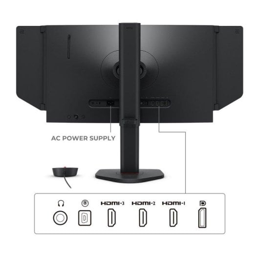 Monitor BenQ ZOWIE XL2540X+ 24 1 FullHD 280Hz TN Fast Ajuste Altura Switch - vue 4