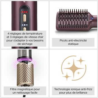 Brosse Lissante BaByliss Air Power Smooth AS6400E – 1000W, Technologie Ionique - vue 6