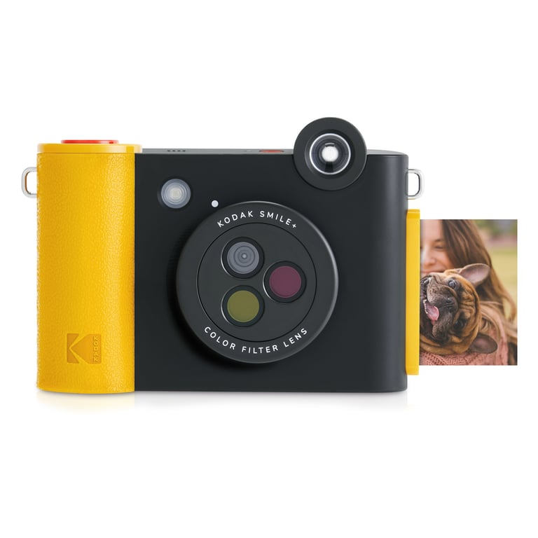 KODAK  Smile+ 50,8 x 76,2 mm Noir, Jaune - Neuf