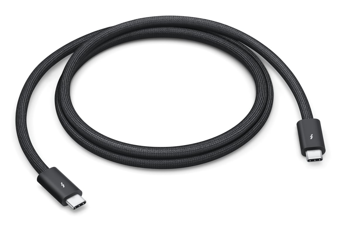 Cable Thunderbolt 5 USB-C Apple Pro 1 m Negro - Nuevo