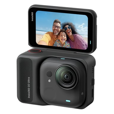 Insta360 Go Ultra Black - Cámara De Acción 4k - Sensor De 1-1,28'' - Modo Hdr Activo