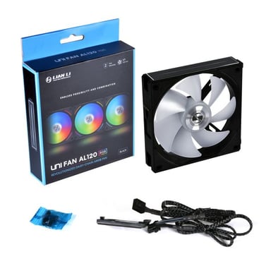 Lian Li UNI Fan AL120 Boitier PC Ventilateur 12 cm Noir 1 pièce(s)