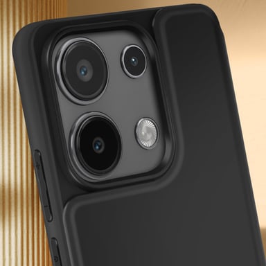 Xfm Funda para Xiaomi Redmi Note 13 4G Tarjetero delgado y ligero Negro