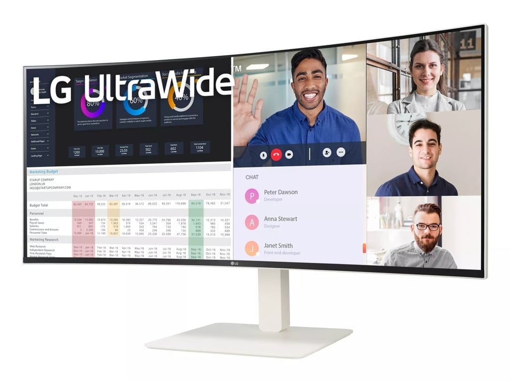Ecran PC 4K ULTRAWIDE 38WR85QC W Incurvé 38'' IPS - vue 5