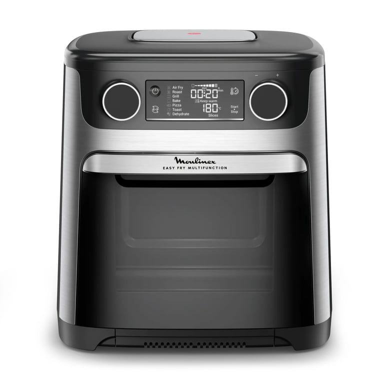 Moulinex Easy Fry Multifunction AL556DF0 friteuse Unique 15 L Autonome Friteuse d'air chaud Noir, Acier inoxydable - Neuf