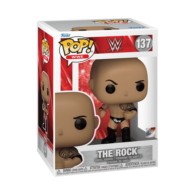 WWE Figurine POP! The Rock final 9 cm - vue 4