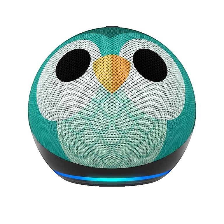 Enceinte intelligente AMAZON Echo Dot Kids 5ᵉ génération Mocho Son amélioré Indicateur LED - vue 2