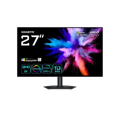 Moniteur gaming GIGABYTE GO27Q24G 27'' OLED QHD 240 Hz Noir