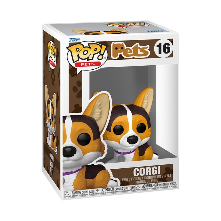 Figurine Funko Pop Pets Corgi - vue 2