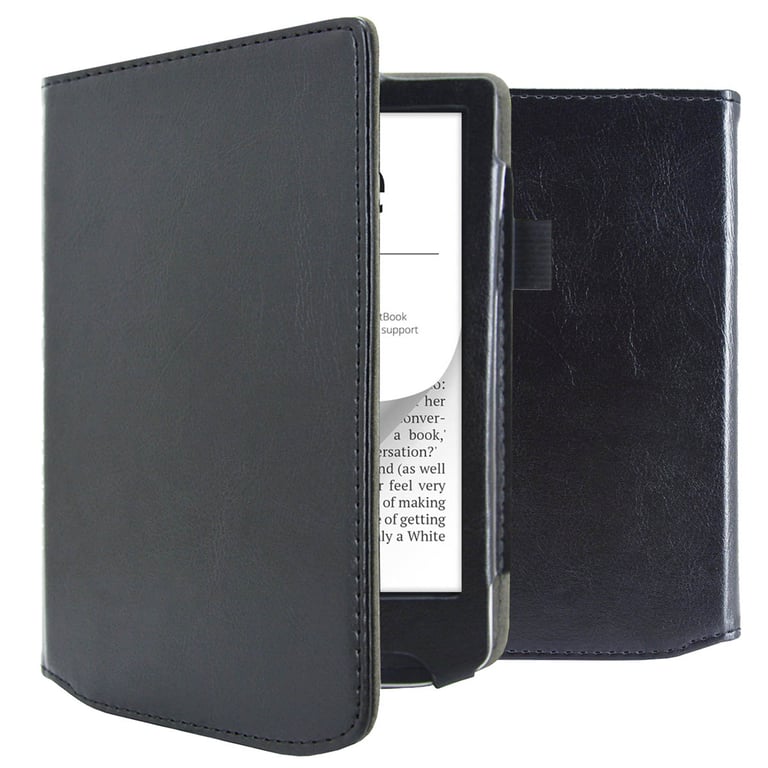 imoshion Étui de liseuse portefeuille en cuir végan pour Pocketbook Verse / Verse Lite / Verse Pro / Verse Pro Color / Vivlio / HD Neuf