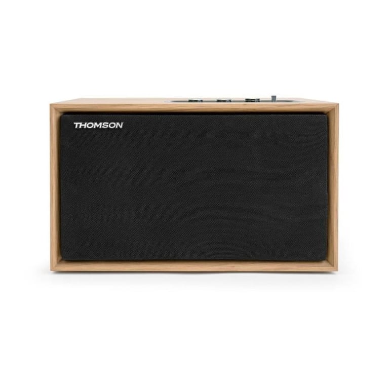 Enceinte Bluetooth - THOMSON - S - Bois et noir - 50W - Portable - Sans fil - Neuf