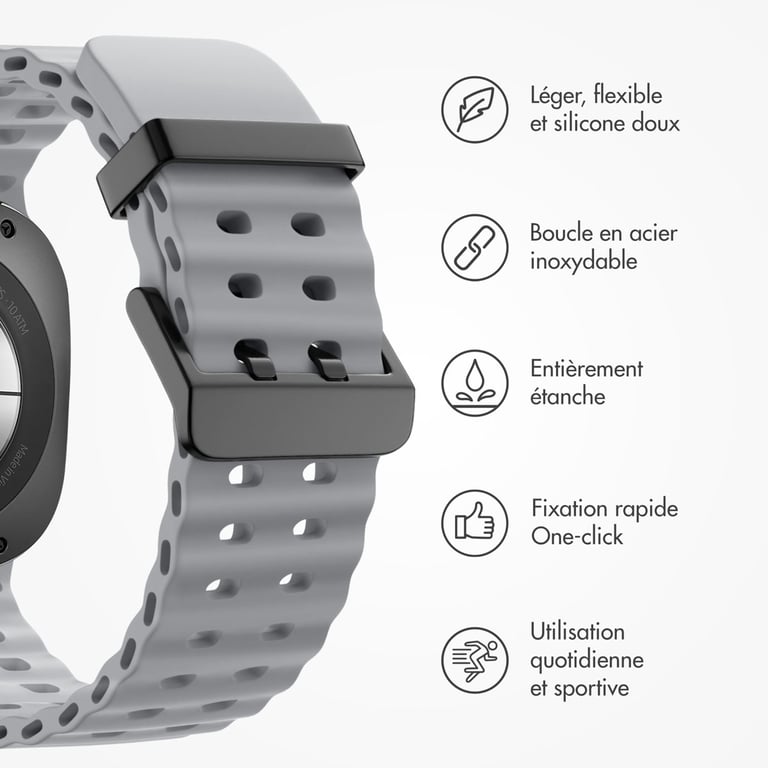 Bracelet imoshion Ocean Silicone pour Samsung Galaxy Watch Ultra - vue 3