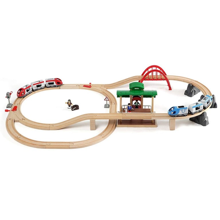 Circuit de Train Brio 33512 : Plateforme Voyageurs Amusante et Interactive - Neuf