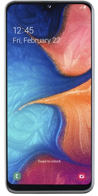 Galaxy A20e 2019 32 GB, bianco, sbloccato