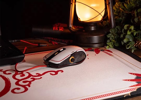 Lexip Initiate Bundle ratón Juego mano derecha USB tipo A Óptico 12000 DPI