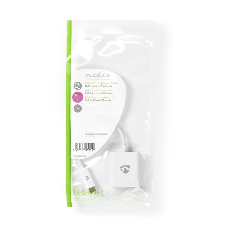 Nedis CCGP64851WT02 adaptateur graphique USB Neuf - vue 5