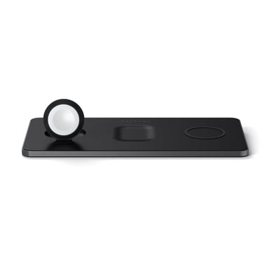 Satechi ST-X3TWCPM chargeur d'appareils mobiles Casques, Smartphone, Smartwatch Noir Secteur Recharge sans fil Intérieure