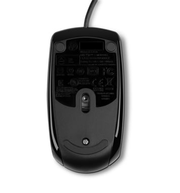 Ratón con cable HP X500 Negro Forma curvada que sigue la curva natural de la mano Para usuarios diestros y zurdos E5E76AA