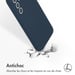 Accezz Coque Liquid Silicone pour Samsung Galaxy A54 (5G) - Bleu foncé