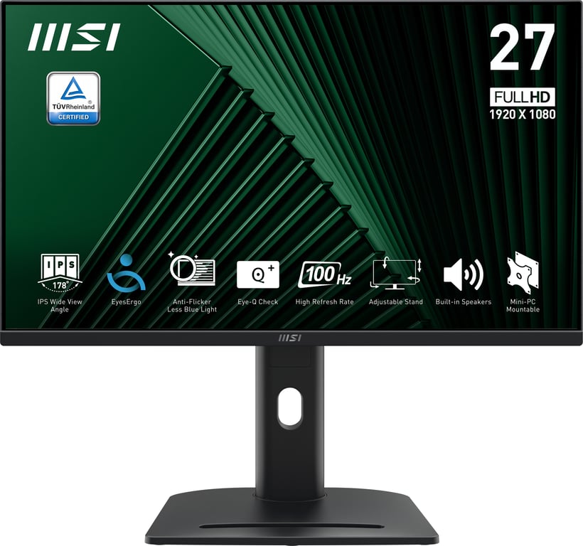 MSI PRO MP275PG écran plat de PC 68 6 cm 27 1920 x 1080 pixels Full HD LCD Neuf
