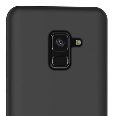 MW Funda para Galaxy A8 2018 TPU POLYGAB Negro