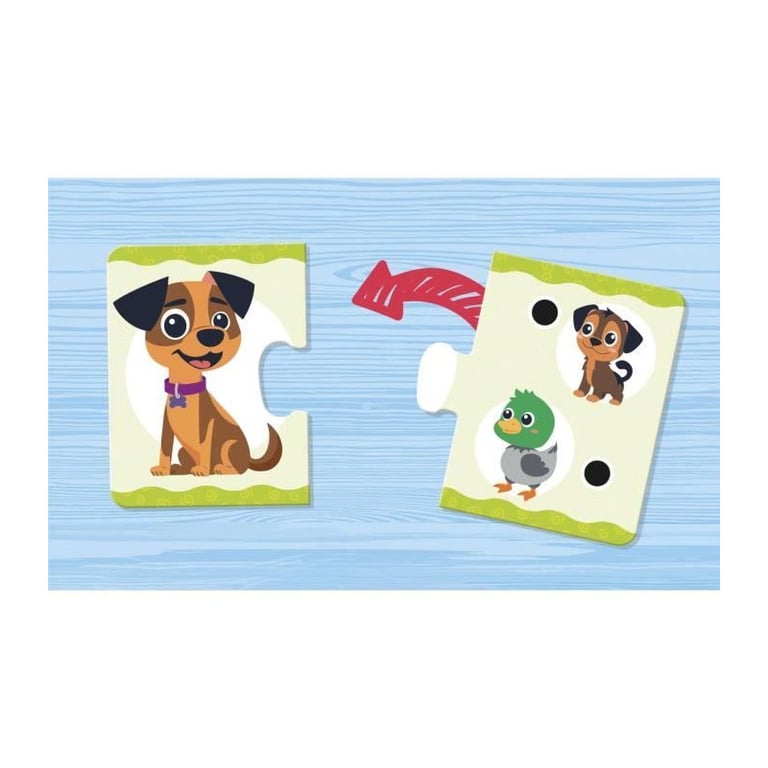 Lisciani Giochi Stylo parlant CAROTINA baby La Ferme - Stylo interactif éducatif, 18 paires puzzles Orange - vue 4