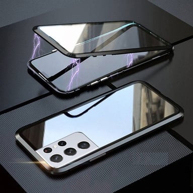 Coque Verre Trempe pour ''SAMSUNG Galaxy S21 Ultra'' Magnetique Transparente Protection Integrale