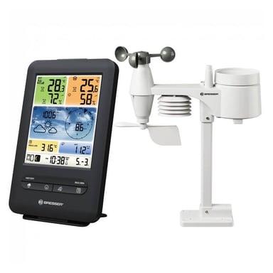 Estación meteorológica Bresser 5 en 1 color wifi con sensor pro v