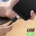 Cable trenzado USB-C Boost Charge de Belkin (cable de carga USB-C a USB-A, cable USB Type-C para Samsung, Pixel, iPad Pro, Nintendo Switch, etc.; 1 m, negro).