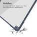 imoshion Coque tablette rigide Trifold pour Apple iPad 9 (2021) 10.2 pouces / iPad 8 (2020) 10.2 pouces / iPad 7 (2019) 10.2 pouces - Bleu foncé