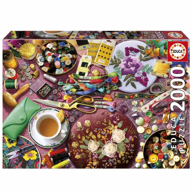 Puzzle EDUCA La Table de Couture 2000 pièces 96x68 cm À partir de - vue 6