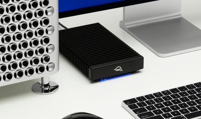 OWC ThunderBlade X8 Caja externa para unidad de estado sólido (SSD) Negro M.2